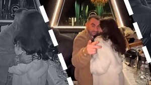 Pescobar a sărutat cu patos o focoasă la ceas de seară! Una-i “mamă la copii”, alta-i “pofta inimii”