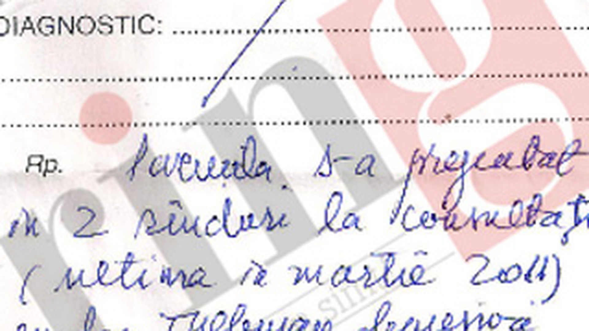 Iata documentul medical prezentat de mama Malinei Olinescu la Patriarhie!