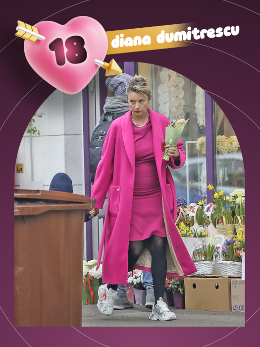 Bianca Drăgușanu, Cristina Pucean și Ramona Olaru, răsfățate peste măsură! Top 40 iubăreți cu brațele pline de flori, de Valentine’s Day