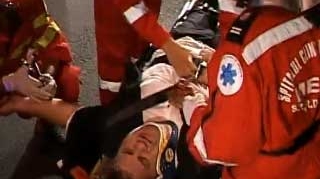 VIDEO Accident spectaculos in Capitala! Un sofer s-a rasucit de trei ori in aer cu masina!