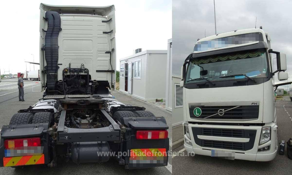 50 kg de heroină, descoperite într-un camion la Punctul de Trecere a Frontierei Calafat! Cine era la volanul mastodontului și ce le-a spus polițiștilor despre droguri