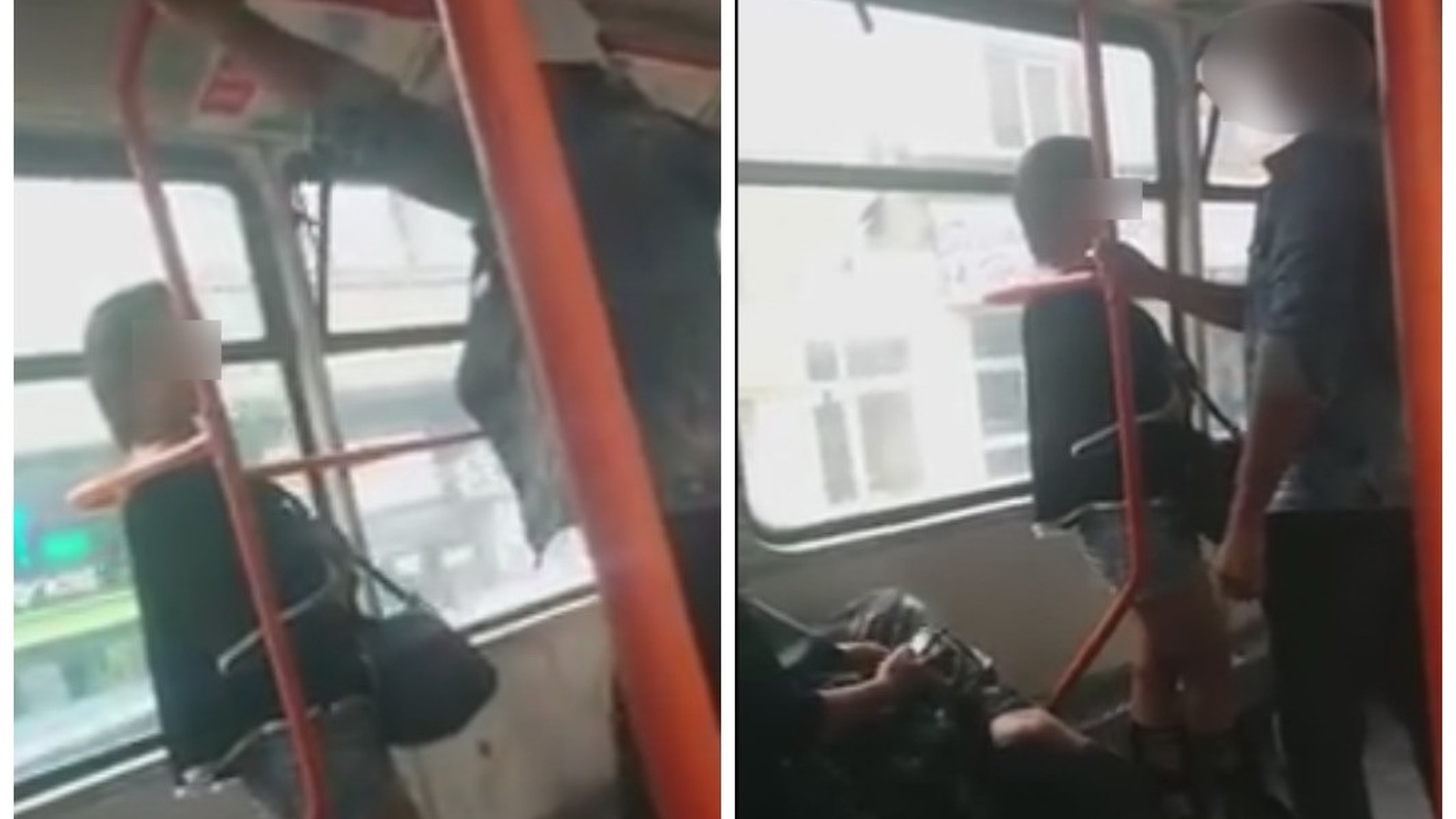 S-a luat de ea în tramvaiul 16. Fata era speriată, nimeni nu s-a băgat
