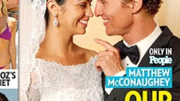 Prima poza cu Matthew McConaughey si proaspata lui sotie, Camila