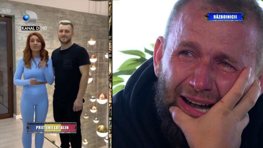 Alin Sălăjean a izbucnit din nou în lacrimi la Survivor România. Ce mesaj a primit Războinicul