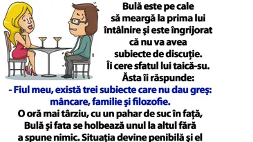 BANC | Bulă este pe cale să meargă la prima lui întâlnire şi e îngrijorat
