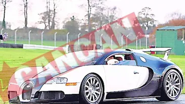 Cristiano Ronaldo a intrecut un Bugatti Veyron