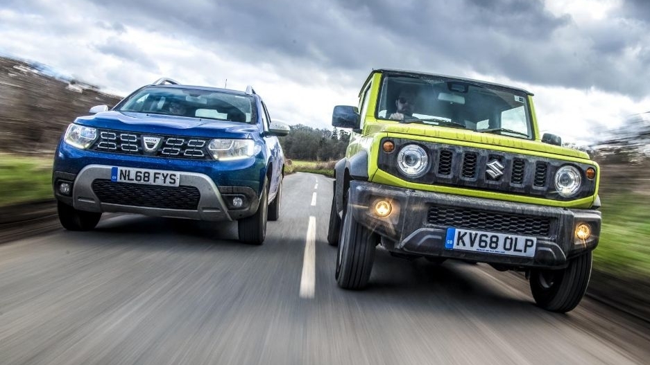 Dacia Duster cu Suzuki Jimny, comparate de Top Gear! Cine a câștigat “duelul”