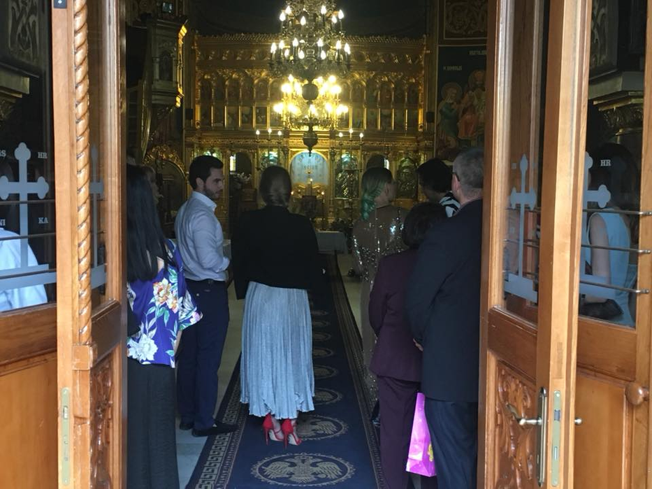 Oana Matache a avut emoții mari la botezul fetiței ei