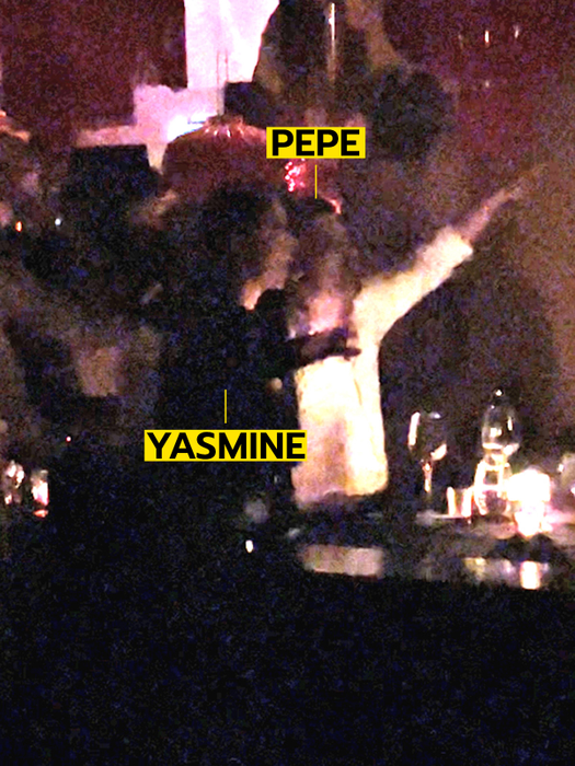 Pepe și Yasmine, în mijlocul petrecerii (Foto: CANCAN.RO)