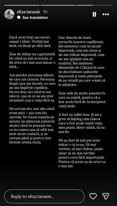 Cine este sora Valentinei, tânăra găsită fără viață într-o valiză. A colaborat cu vedete ca Antonia și Lidia Buble