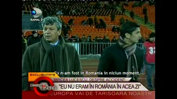 Iata ce spune Mircea Lucescu despre presupusul accident al fiului sau! Il apara pe Razvan!