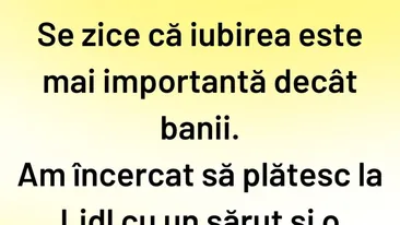 BANC | Este iubirea mai importantă decât banii? Experimentul LIDL