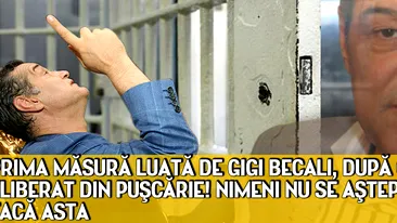 PRIMA MASURA LUATA DE GIGI BECALI, DUPA CE A FOST ELIBERAT DIN PUSCARIE! NIMENI NU SE ASTEPTA SA FACA ASTA