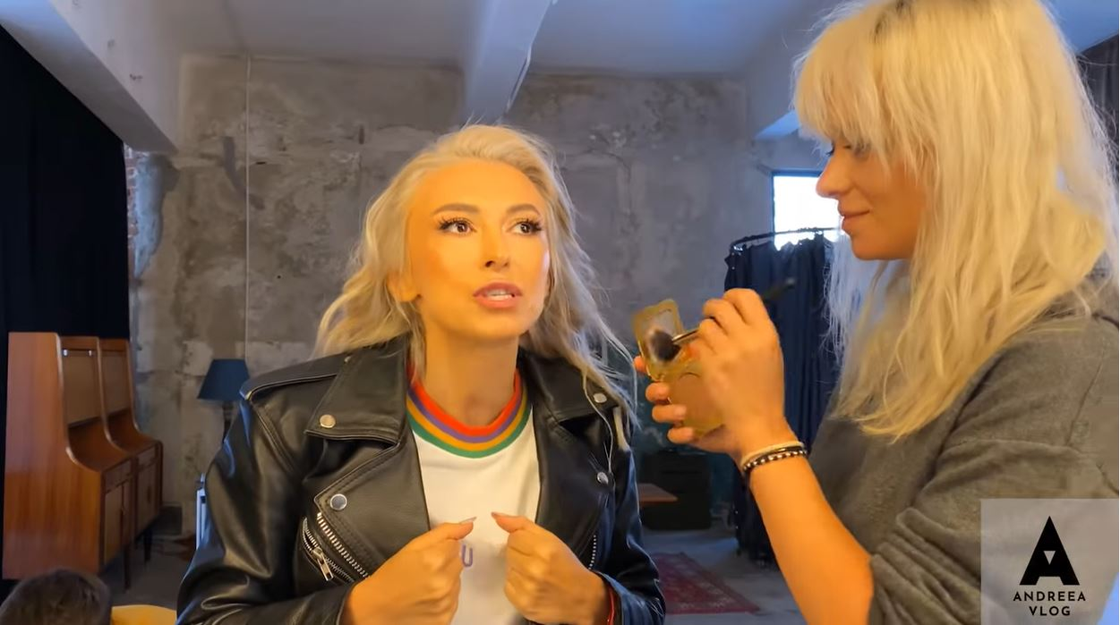 Andreea Bălan s-a dat de gol pe platourile de filmare în legătură cu problemele pe care le are cu George Burcea: “Balamucul de acasă”