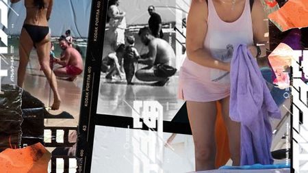 Gabriela Cristea are „concurență” la plajă?! L-am filmat pe soțul ei cum privea “pofticios” după puștoaice