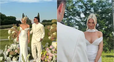 Vara nunților la echipa națională. Valentin Mihăilă s-a căsătorit cu Ami într-un decor de poveste