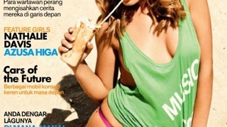 Alexandra Stan, senzuala si inocenta pe coperta unei reviste din Indonezia!