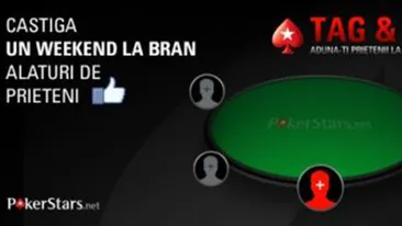 Super CONCURS Tag&Go! Castiga un weekend la Bran, la cea mai tare masa de poker