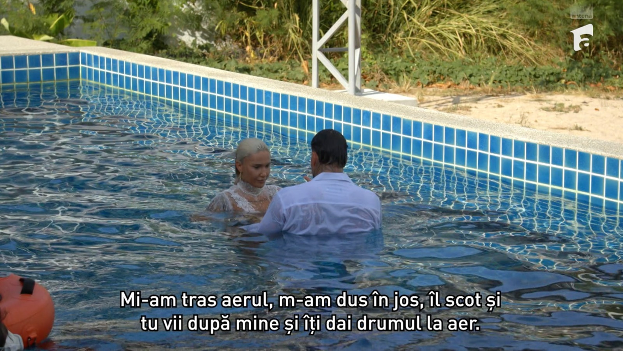 Marcel Maluma și ispita Frankie/ sursă foto: captură viedeo Antena Play