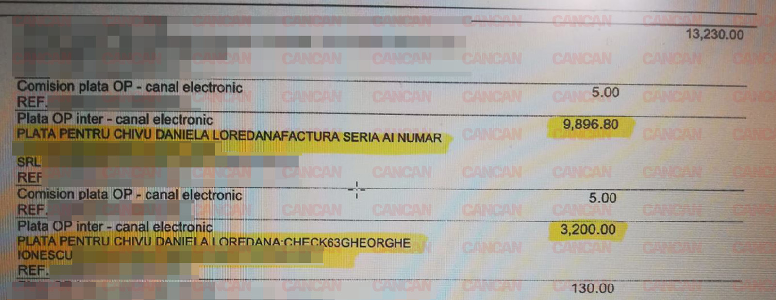 Dovezile lui Dani Leș că a făcut plată pentru bunuri