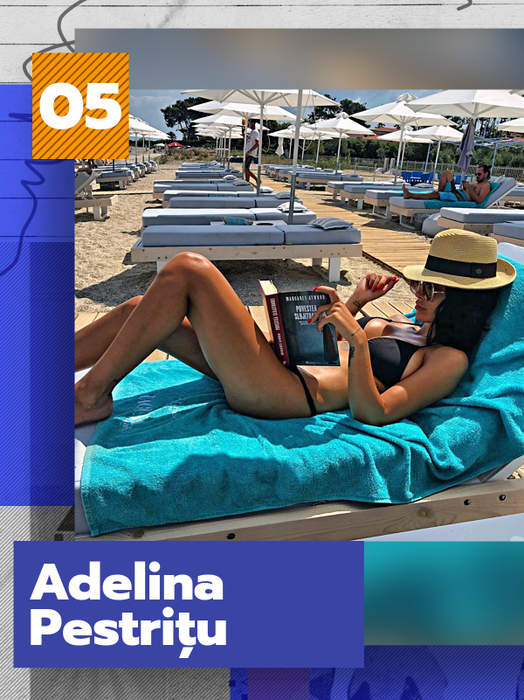 Top 40 vedete citind la plajă, în pozițiile cele mai provocatoare: Ce locuri ocupă Corina Caragea, Marina Dina sau Cristina Rus