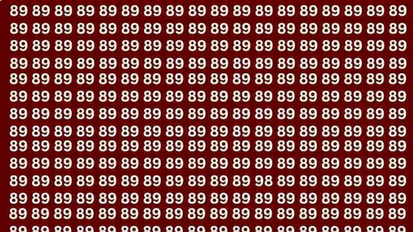 Iluzia optică a devenit virală | Doar cei mai ageri la minte vor descoperi numărul 98 în doar 5 secunde