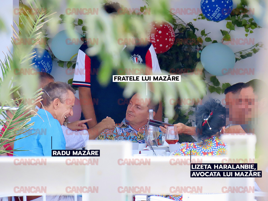 Masă îmbelșugată cu familia lui Radu Mazăre în zi de grație