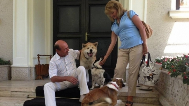Traian Băsescu și soția sa, Maria