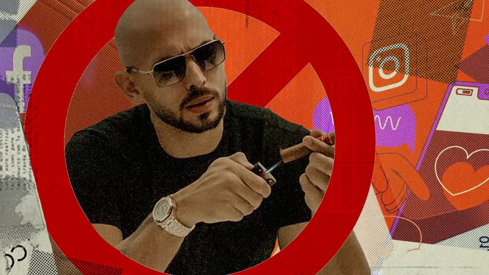 ”Cobra” Tate, interzis! Este cercetat în dosare de prostituție și spălare de bani, iar acum a fost dat jos de pe Facebook și Instagram