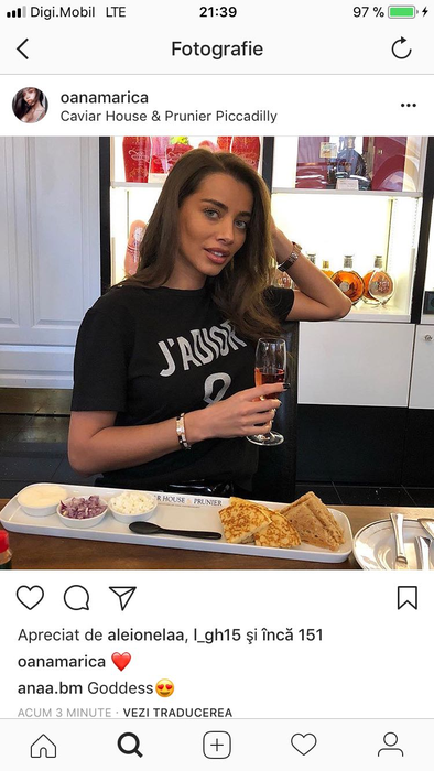După ce a fost bătută măr, Bunesa de la Urlați posta aceste imagini pe instagram, lăsând de înțeles că ar fi plecată în Marea Britanie