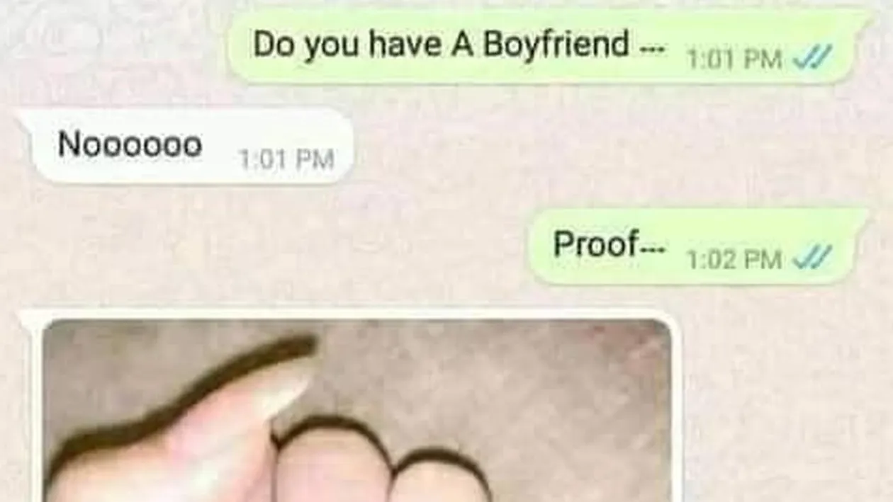 BANC | Ai un iubit? Nu! Dovedește-mi!