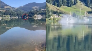 O altă tragedie aviatică a avut loc în România. O persoană a murit, după ce o aeronavă a căzut în lacul Colibița