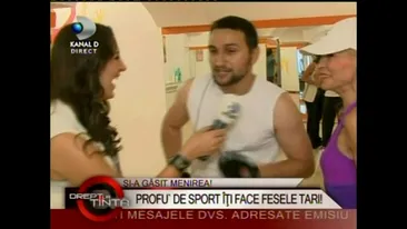 Dan Visan vrea sa devina instructor de fitness!