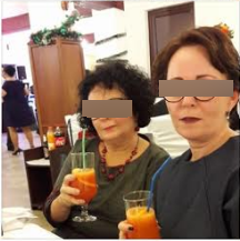 Petrecăreţii s-au ”tras” în poze, pentru a-şi aminti de mega-petrecerea de la han