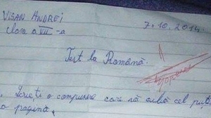 Ce a putut sa scrie un elev de clasa a VII-a pe lucrarea de control. Profesoara i-a dat nota 1, dar a ajuns vedeta pe internet