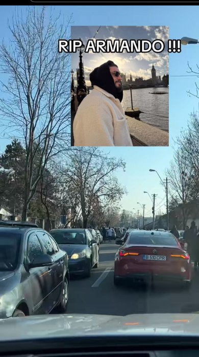 Imaginile durerii! Armando și Mihai au fost conduși pe ultimul drum. Zeci de bolizi au turat motoarele