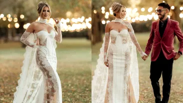 Nu e o glumă! Cât a costat rochia de mireasă purtată de Claudia Puican la petrecerea de nuntă