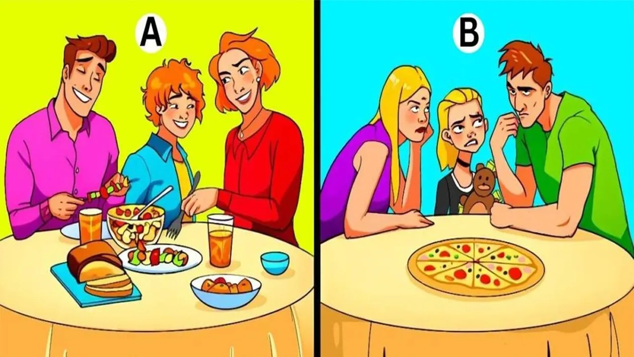 Test de inteligență | Care dintre aceste două familii este mai bogată?