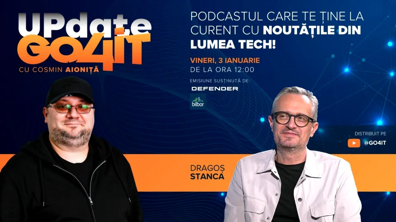 Update Go4it #9: Dragoș Stanca, invitat special în primul episod din 2025