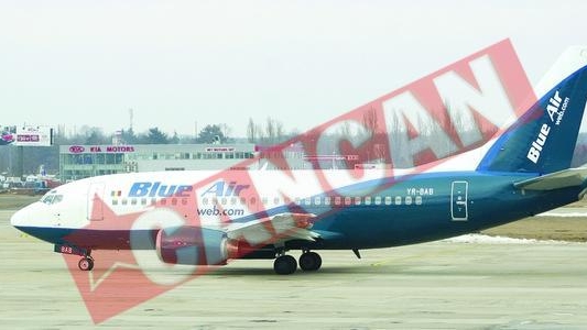 Cursele Blue Air, mutate pe aeroportul Otopeni