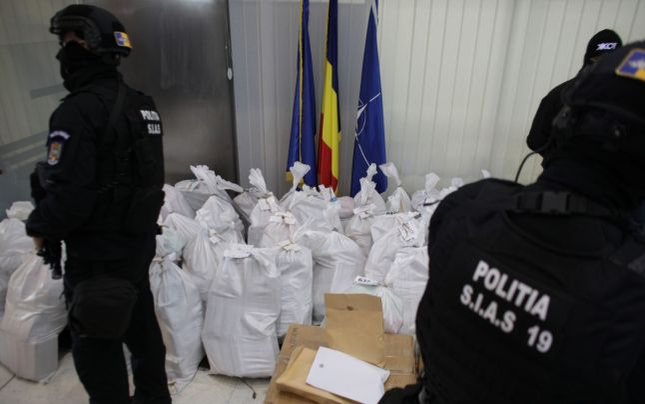 Captură record de droguri în Delta Dunării