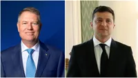 Ce a scris Zelenski pe Twitter, după discuția pe care a avut-o cu Klaus Iohannis