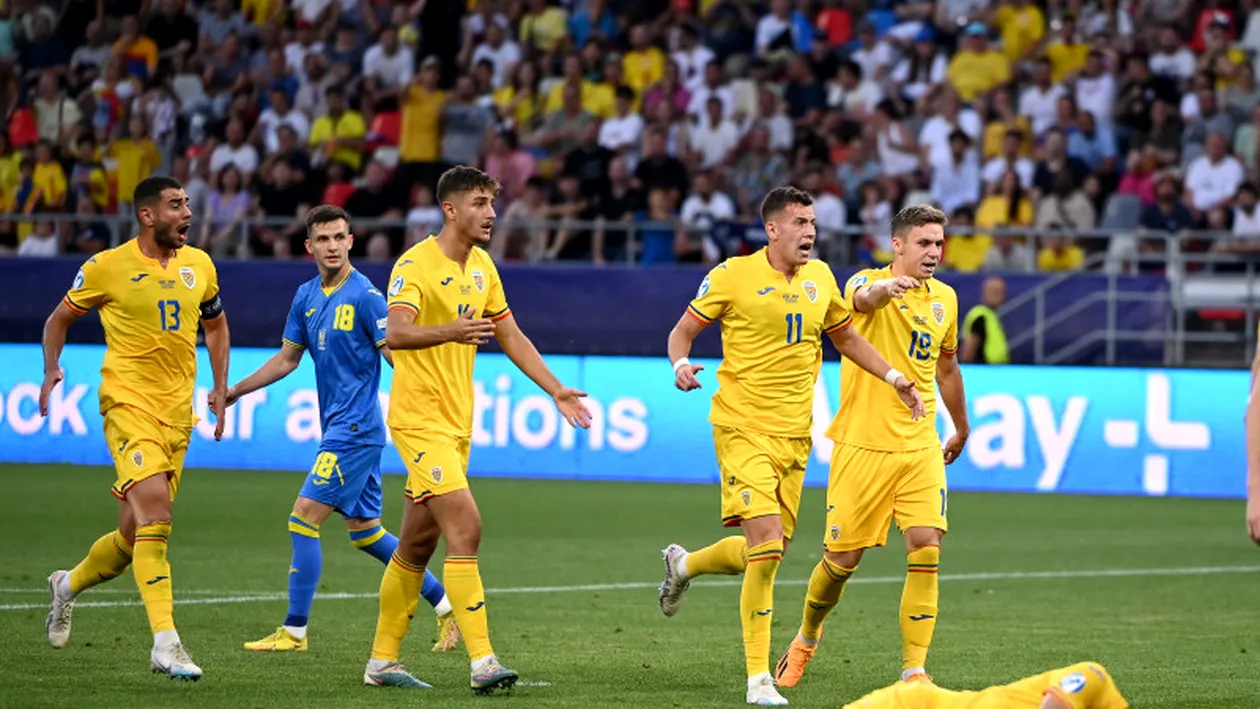 Romania-Ucraina 0-1 la campionatul european Under 21. Șansele de calificare s-au spulberat după o nouă evoluție ștearsă