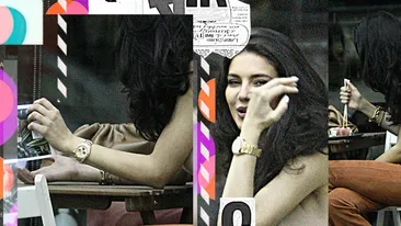 Nora lui Pițurcă și-a scos Rolexul de 30.000 € la un sushi. “Regina Instagramului” a “inventat” o nouă metodă de mâncat cu bețe