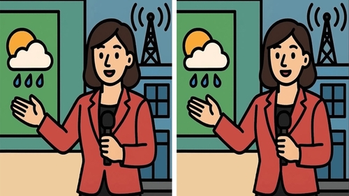 Test de inteligență | Identificați cele 3 diferențe dintre cele două prezentatoare ale rubricii Meteo