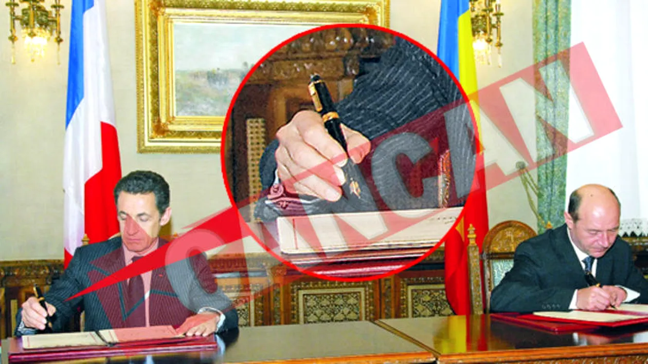 Cine deconteaza stiloul luat de Sarkozy?