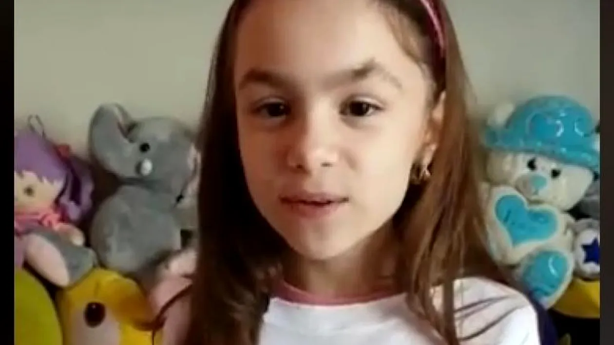 O fetiță româncă de numai 7 ani, din Napoli, apel emoționant în mediul online: ”Mă ajuţi pe mine şi te ajuţi şi pe tine însuţi”