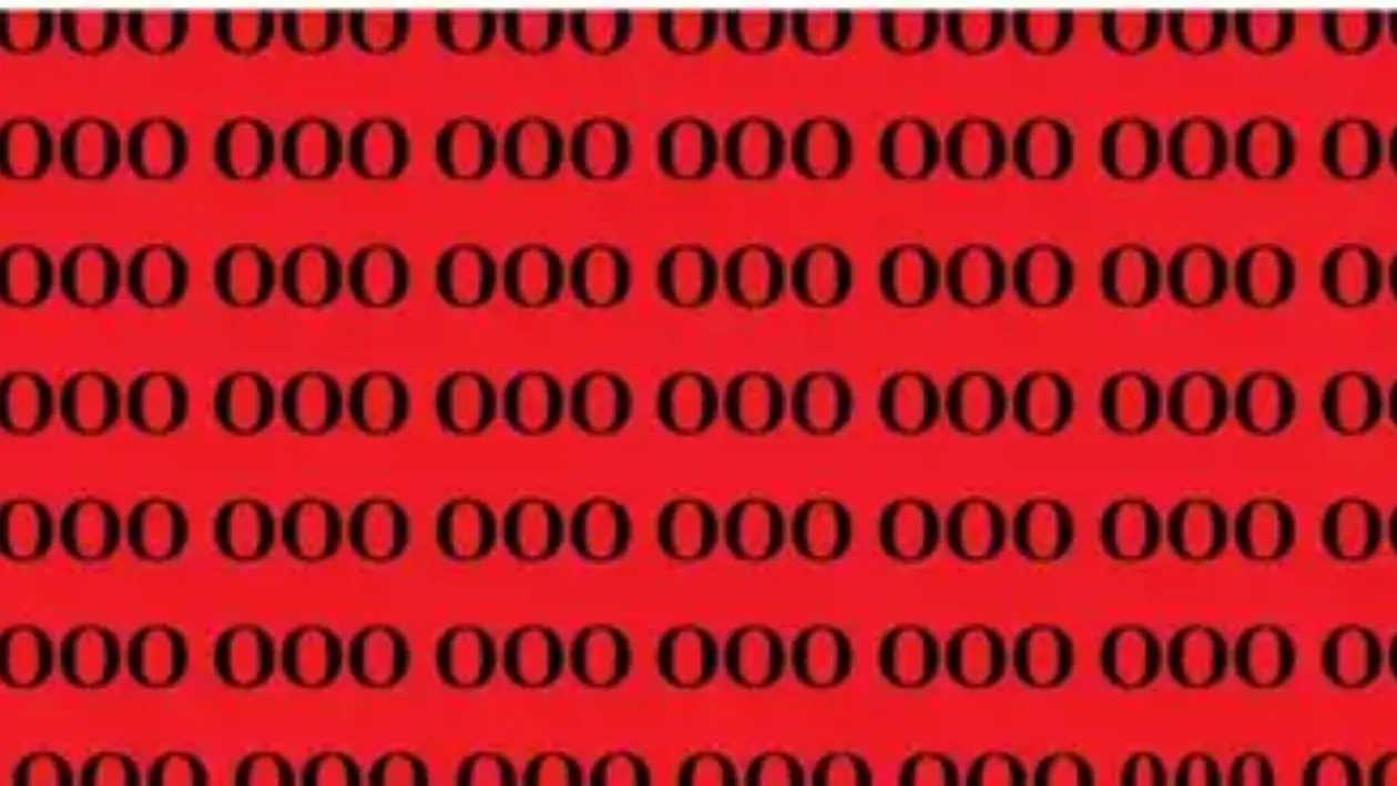 Iluzie optică | Doar geniile își pot da seama unde este litera ”o” și unde este cifra ”0”