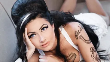 Transformarea spectaculoasă a Gabrielei Cristea! Bruneta a imitat-o pe Amy Winehouse intr-un pictorial de senzatie