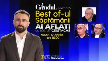 Gândul prezintă Best Of Ai aflat! Cu Ionuț Cristache – vineri, 17 aprilie, de la ora 15.00